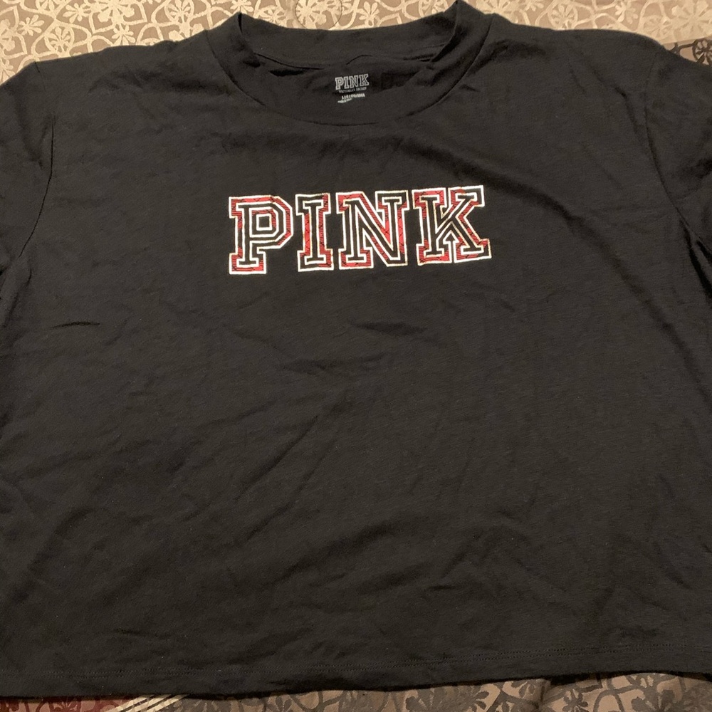 Everyday long sleeve PINK crop tee